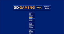 Desktop Screenshot of 3dgaming.de